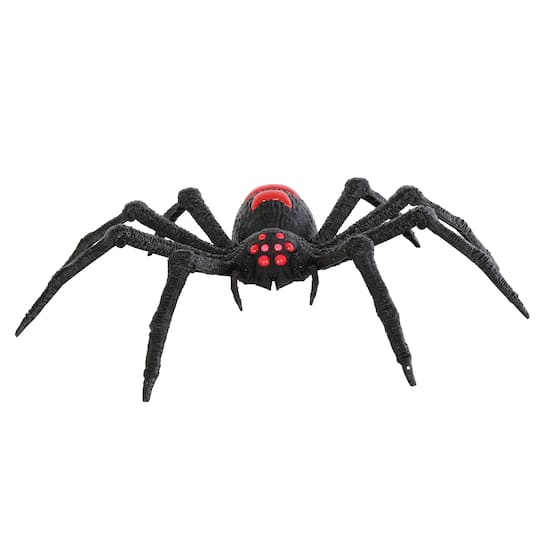 26" Animated Black Hanging Spider by Ashland®